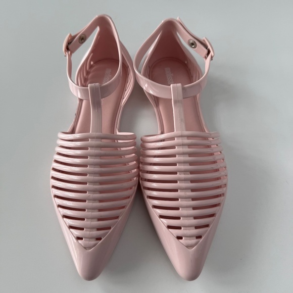 Melissa x Jason Wu Gladiator Sandal Pointy Toe Pink size 8 - Picture 2 of 9